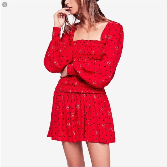 FREE PEOPLE RUBY  COMBO MINI DRESS - Picture 3 of 8